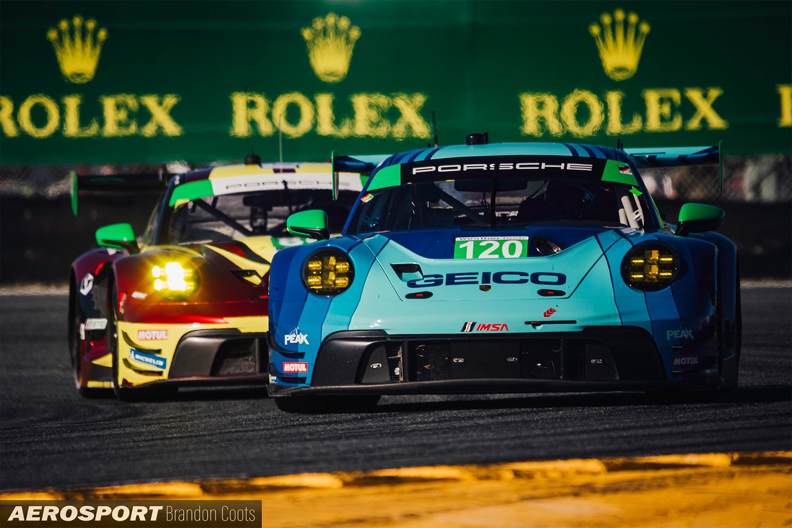 Wright Motorsport Porsche 911 992 GT3R at IMSA Rolex 24 at Daytona 2024