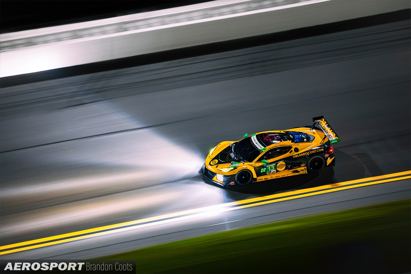 AWA Racing #13 Corvette C8 Z06 GT3 at IMSA Rolex 24 at Daytona 2024