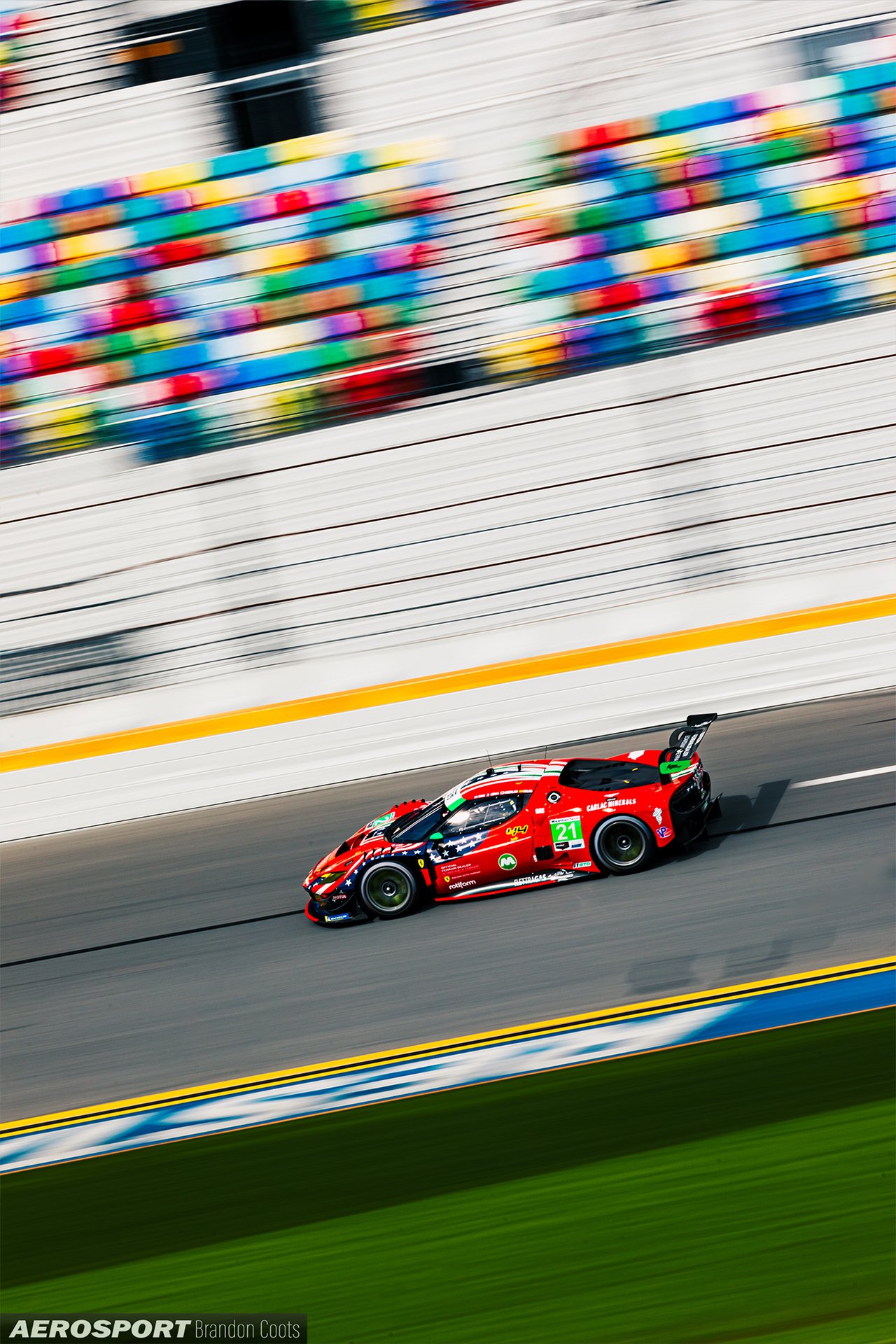 #21 Ferrari 296 GT3 at IMSA Rolex 24 at Daytona 2024