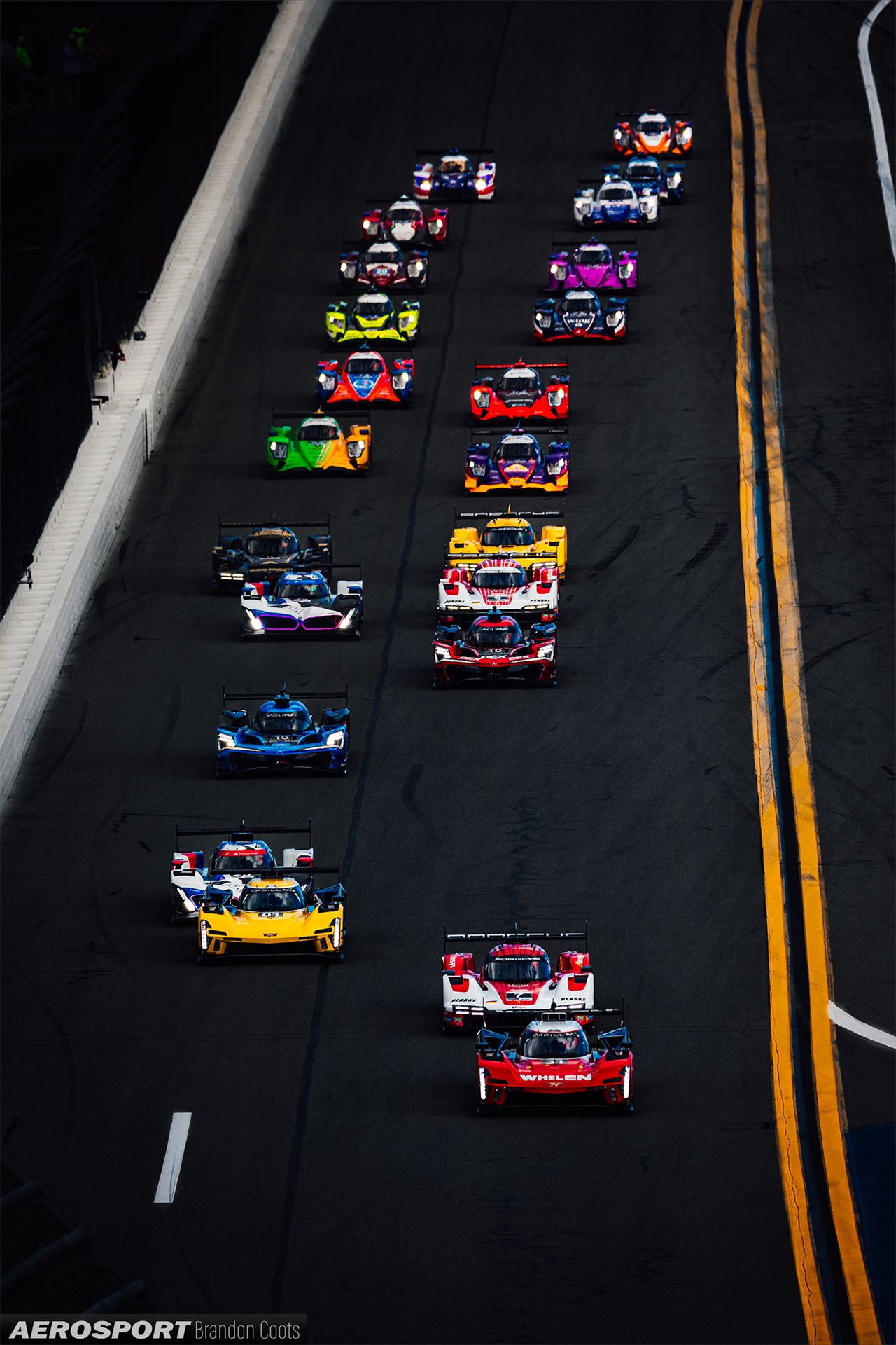 IMSA Rolex 24 at Daytona 2024 GTP and LMP2 Start