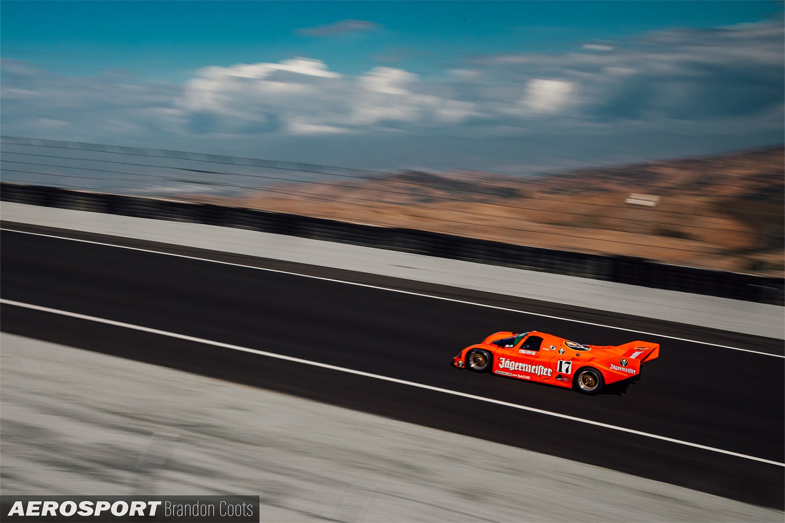 Photo of a Jaegermeister Porsche 962C