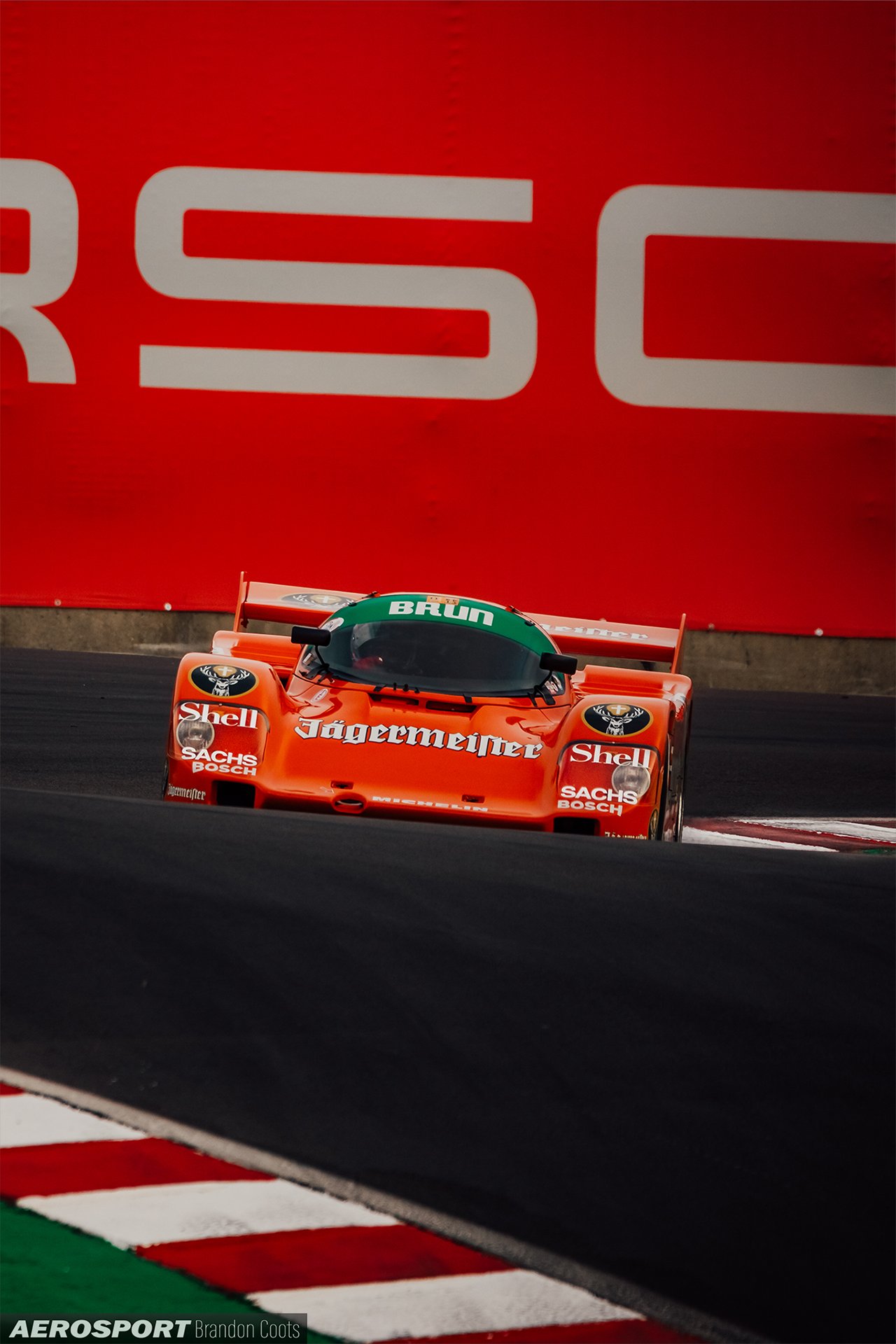 Photo of a Jaegermeister Porsche 962C