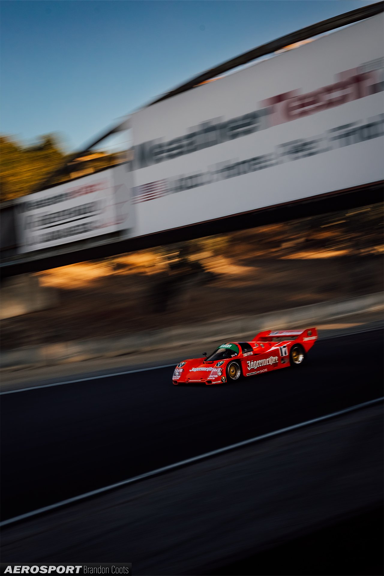 Photo of a Jaegermeister Porsche 962C