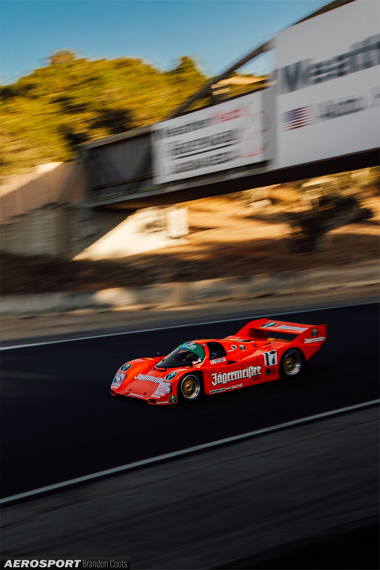 Photo of a Jaegermeister Porsche 962C